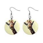 Giraffe 1  Button Earrings