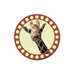 Giraffe Rubber Coaster (Round)