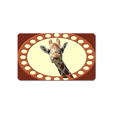 Giraffe Magnet (Name Card) from ArtsNow.com Front