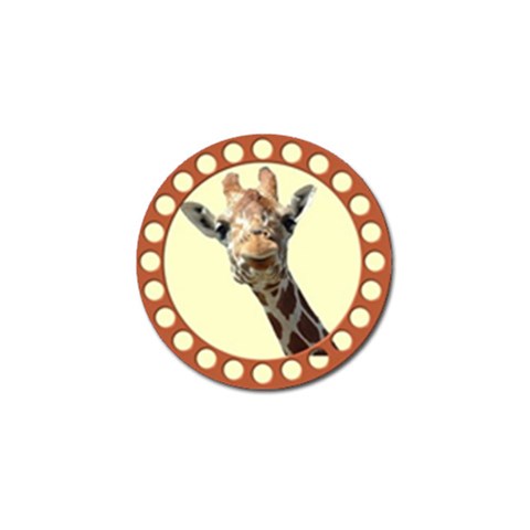 Giraffe Golf Ball Marker (4 pack) from ArtsNow.com Front