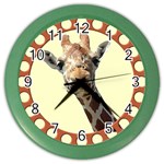 Giraffe Color Wall Clock