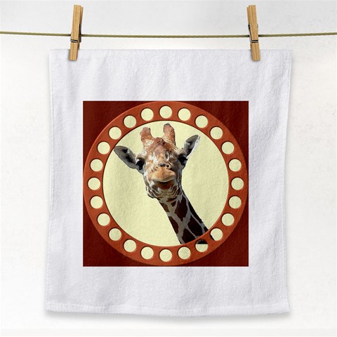 Giraffe Face Towel from ArtsNow.com Front