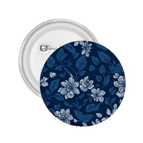Pattern Flower Nature 2.25  Buttons from ArtsNow.com Front