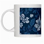 Pattern Flower Nature White Mug