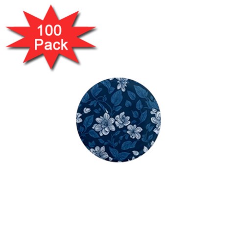 Pattern Flower Nature 1  Mini Magnets (100 pack)  from ArtsNow.com Front