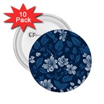 Pattern Flower Nature 2.25  Buttons (10 pack) 