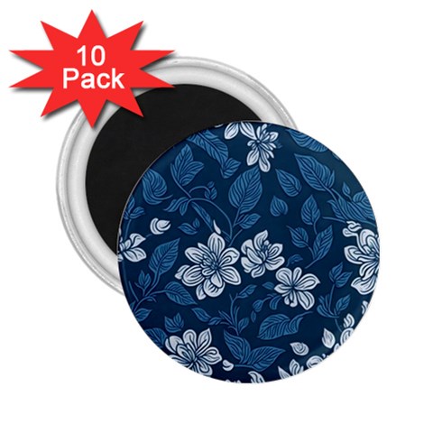Pattern Flower Nature 2.25  Magnets (10 pack)  from ArtsNow.com Front