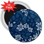 Pattern Flower Nature 3  Magnets (10 pack) 