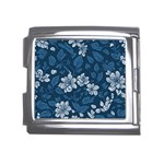Pattern Flower Nature Mega Link Italian Charm (18mm)