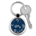 Pattern Flower Nature Key Chain (Round)