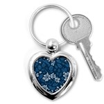 Pattern Flower Nature Key Chain (Heart)