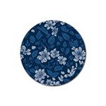 Pattern Flower Nature Rubber Round Coaster (4 pack)