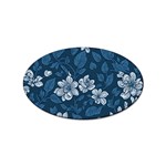 Pattern Flower Nature Sticker Oval (100 pack)