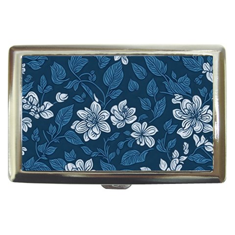 Pattern Flower Nature Cigarette Money Case from ArtsNow.com Front