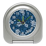 Pattern Flower Nature Travel Alarm Clock