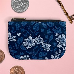 Pattern Flower Nature Mini Coin Purse from ArtsNow.com Front