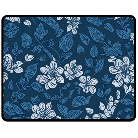 Pattern Flower Nature Fleece Blanket (Medium) from ArtsNow.com 60 x50  Blanket Front