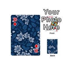 Pattern Flower Nature Playing Cards 54 Designs (Mini) from ArtsNow.com Front - Diamond10