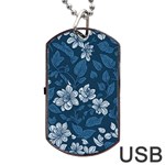 Pattern Flower Nature Dog Tag USB Flash (Two Sides)