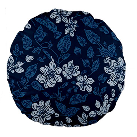 Pattern Flower Nature Large 18  Premium Round Cushions from ArtsNow.com Front