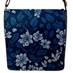 Pattern Flower Nature Flap Closure Messenger Bag (S)