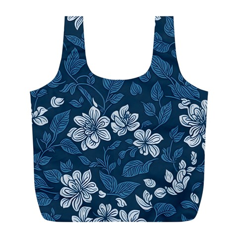 Pattern Flower Nature Full Print Recycle Bag (L) from ArtsNow.com Front