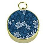 Pattern Flower Nature Gold Compasses