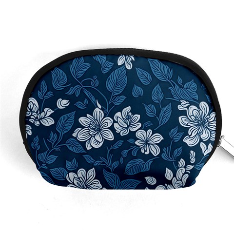 Pattern Flower Nature Accessory Pouch (Medium) from ArtsNow.com Front