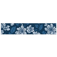 Pattern Flower Nature Small Premium Plush Fleece Scarf from ArtsNow.com Back