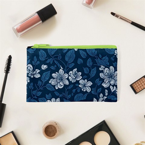 Pattern Flower Nature Cosmetic Bag (XS) from ArtsNow.com Front