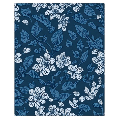 Pattern Flower Nature Drawstring Pouch (XL) from ArtsNow.com Front