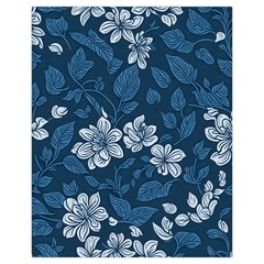 Pattern Flower Nature Drawstring Pouch (XL) from ArtsNow.com Front