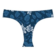 Pattern Flower Nature Cross Back Hipster Bikini Set from ArtsNow.com Front Under