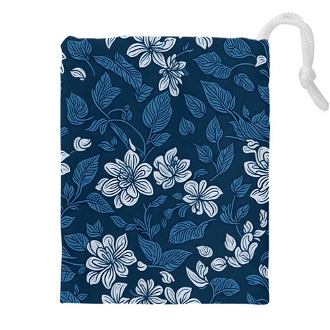 Pattern Flower Nature Drawstring Pouch (5XL) from ArtsNow.com Front