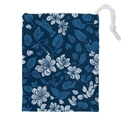 Pattern Flower Nature Drawstring Pouch (5XL) from ArtsNow.com Front