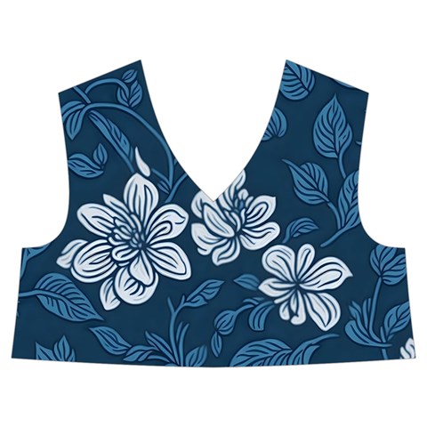 Pattern Flower Nature Kids  Midi Sailor Dress from ArtsNow.com Front Top