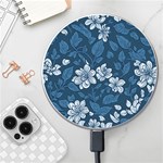Pattern Flower Nature Wireless Fast Charger(White)