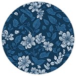 Pattern Flower Nature Round Trivet