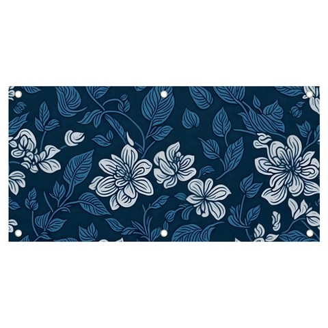 Pattern Flower Nature Banner and Sign 4  x 2  from ArtsNow.com Front