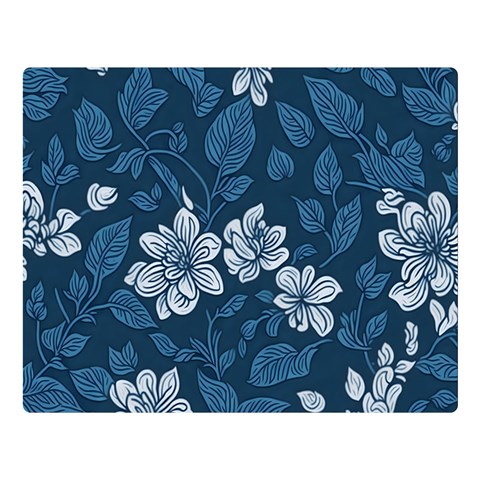 Pattern Flower Nature Premium Plush Fleece Blanket (Large) from ArtsNow.com 80 x60  Blanket Front