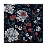 Flower Pattern Tile Coaster
