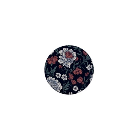 Flower Pattern 1  Mini Buttons from ArtsNow.com Front
