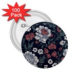 Flower Pattern 2.25  Buttons (100 pack) 