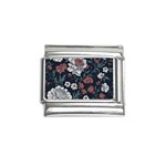 Flower Pattern Italian Charm (9mm)