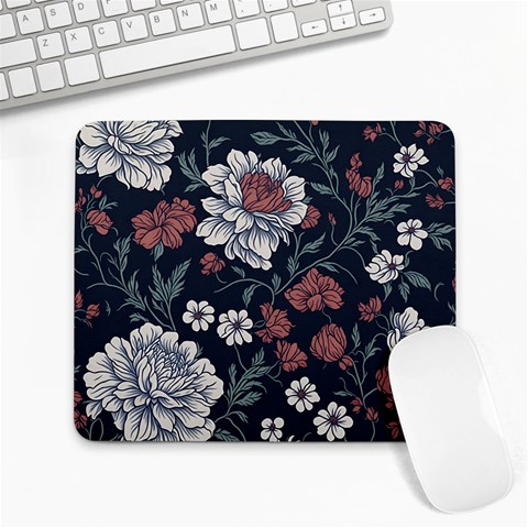 Flower Pattern Large Mousepad from ArtsNow.com Front