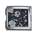 Flower Pattern Mega Link Italian Charm (18mm)