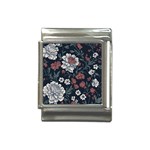 Flower Pattern Italian Charm (13mm)