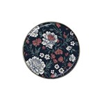 Flower Pattern Hat Clip Ball Marker (4 pack)