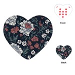 Flower Pattern Playing Cards Single Design (Heart)