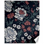 Flower Pattern Canvas 16  x 20 